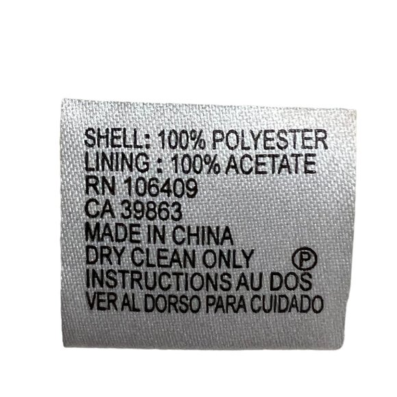 Tahari ASL Dress Pleat Skirt Sleeveless Navy White Floral Size 8 - Picture 5 of 7